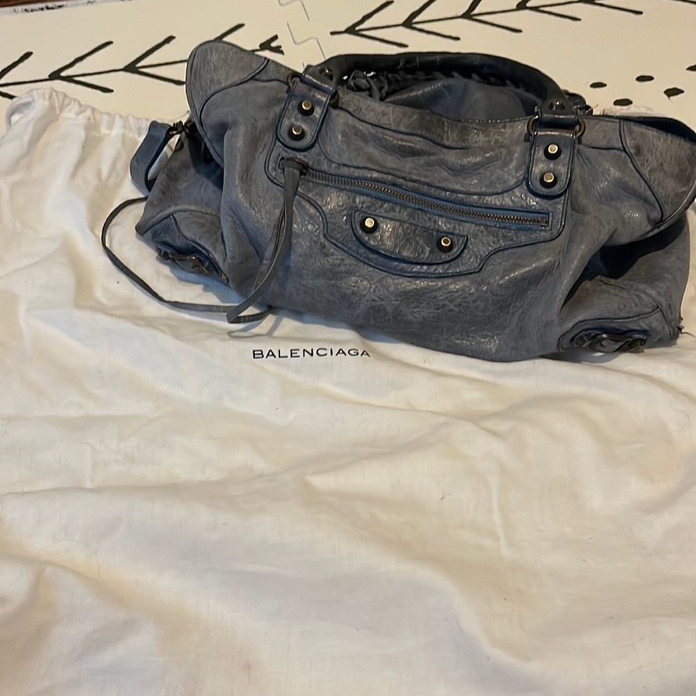 Authentic Balenciaga Motorcycle Bag
